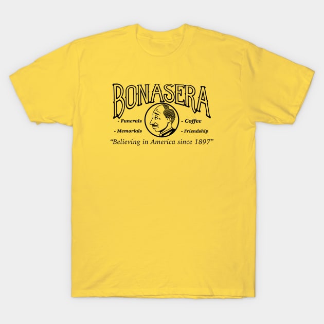 Bonasera T-Shirt by AlexRobinsonStuff